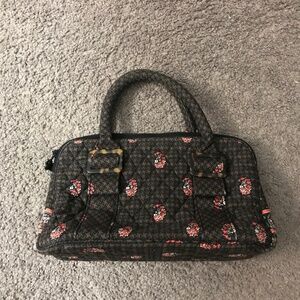 Small Vera Bradley brown houndstooth handbag